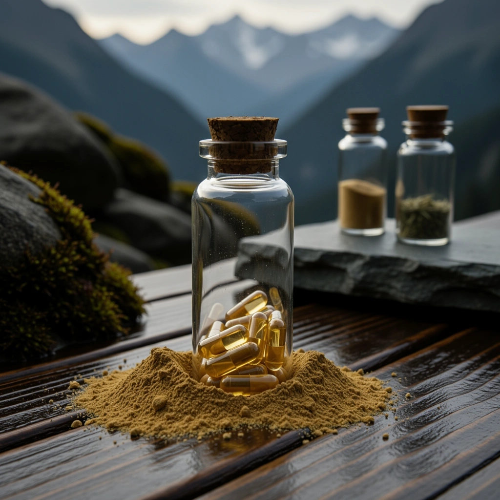 Herbal ingredients in raw powder form