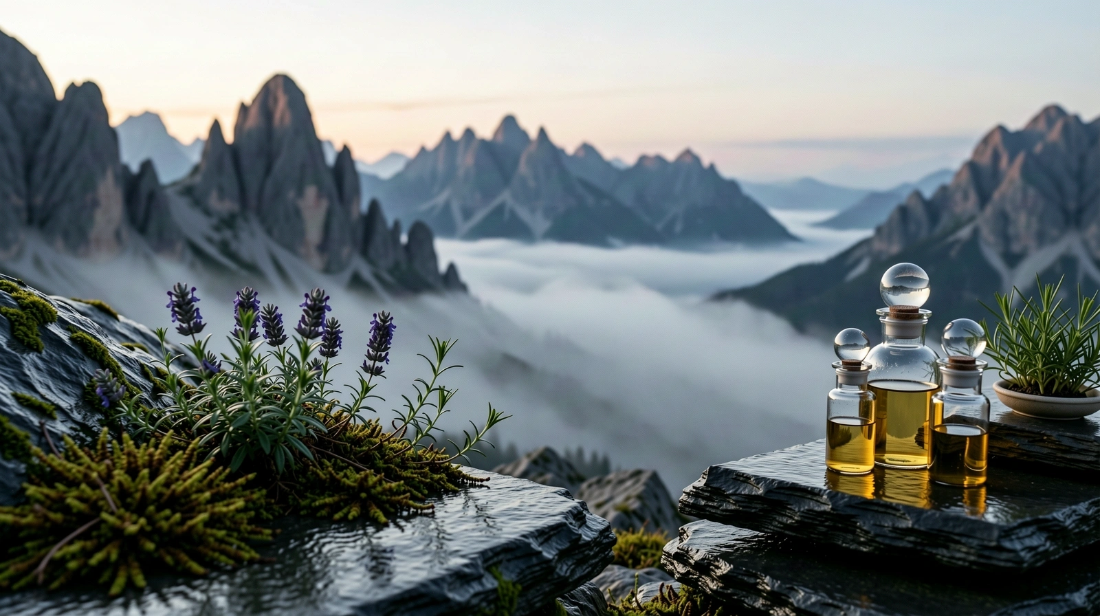 Alpine landscape representing purity and clarity of data handling